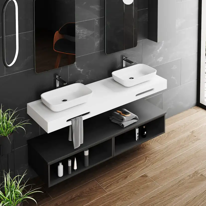 Tvättställ Tenfors Milos Solid Surface