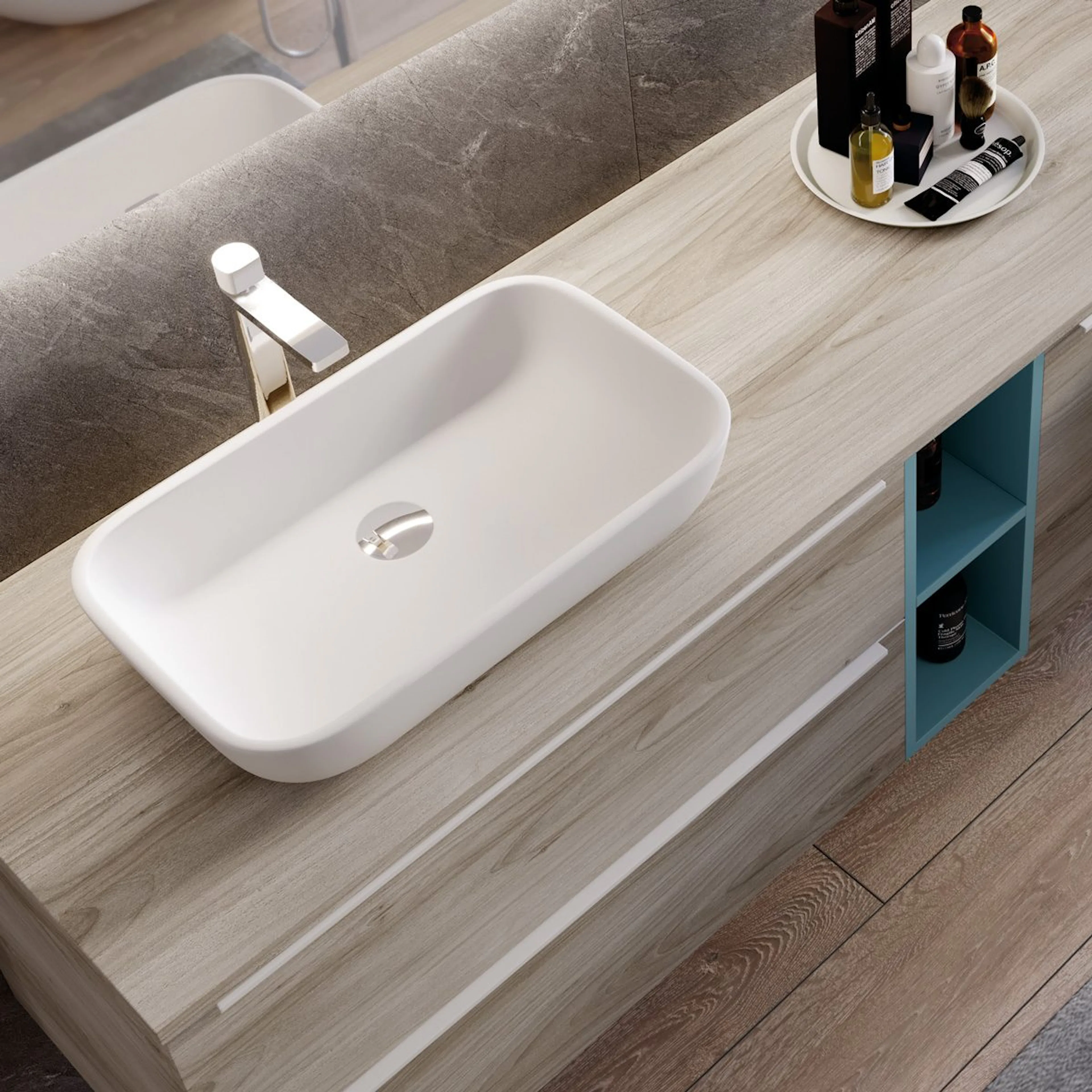 Tvättställ Tenfors Milos Solid Surface