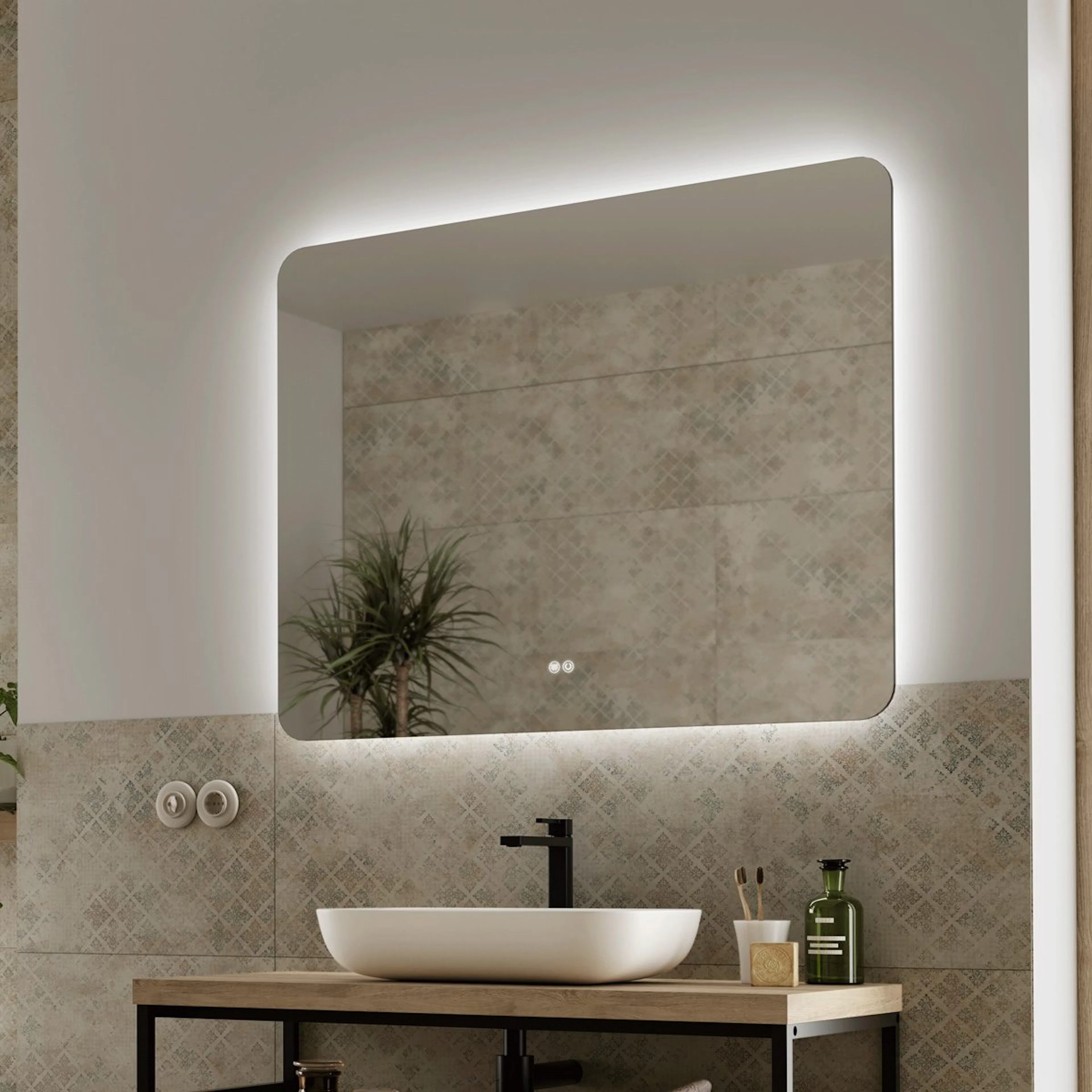 Badrumsspegel Tenfors Verona LED Imfri