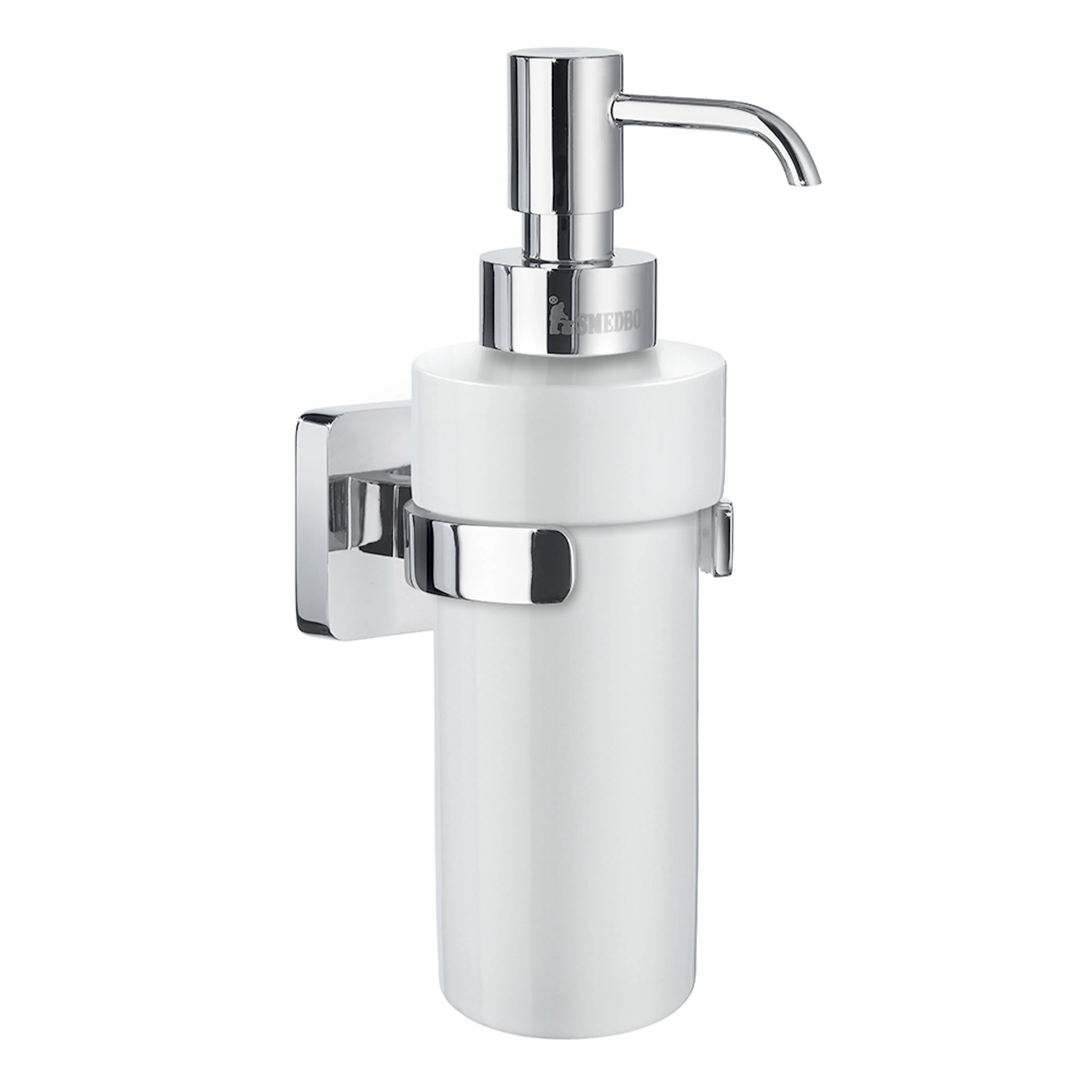 Tvåldispenser Smedbo Ice OK369P Krom/Vitt Porslin