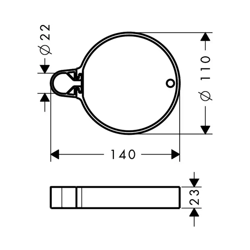 Tvålkopp Hansgrohe Casetta'C