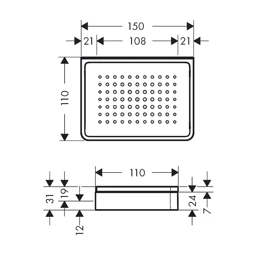 Tvålkopp/Hylla Axor Universal Accessories