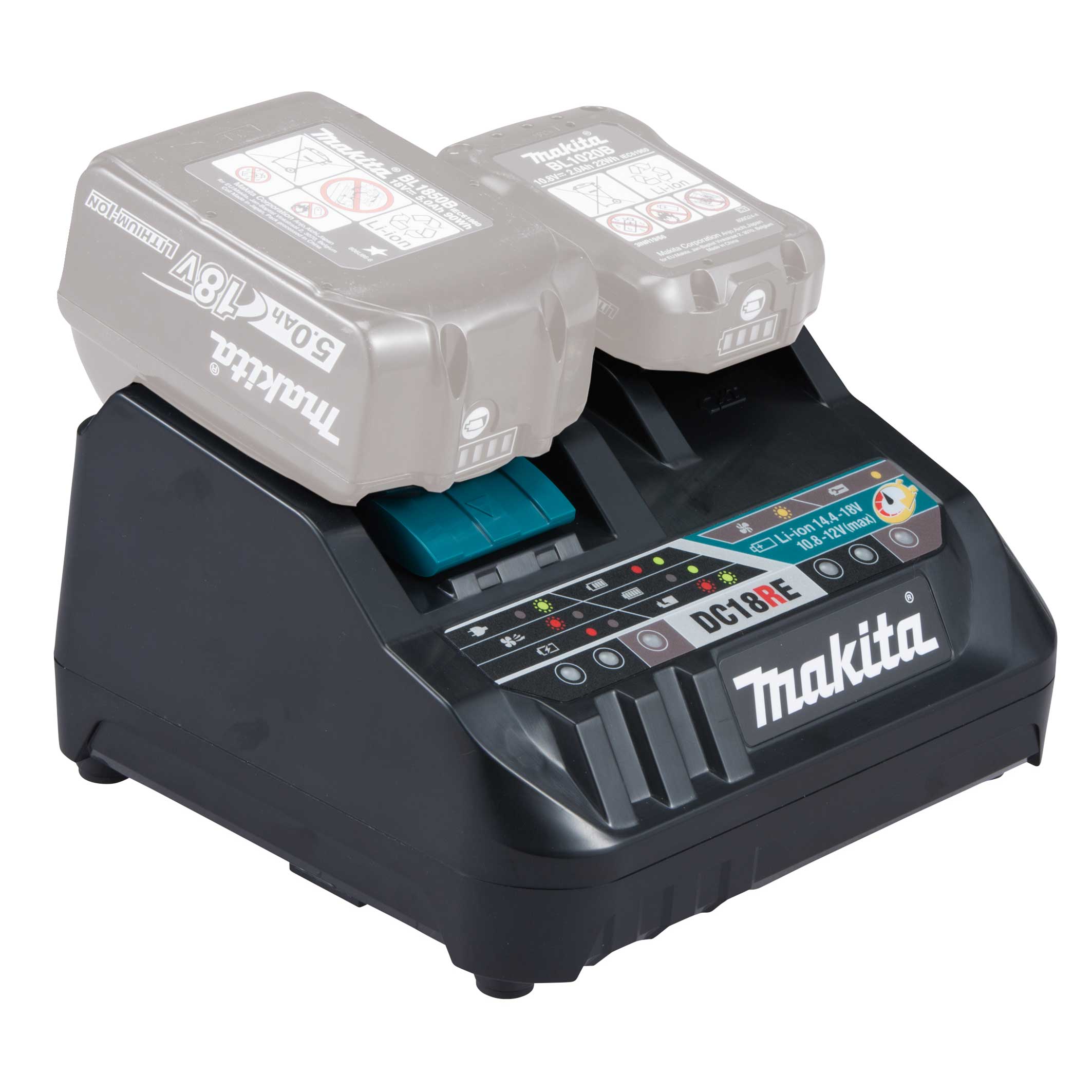 Tvåportsladdare Makita LXT DC18RE 14,4-18V