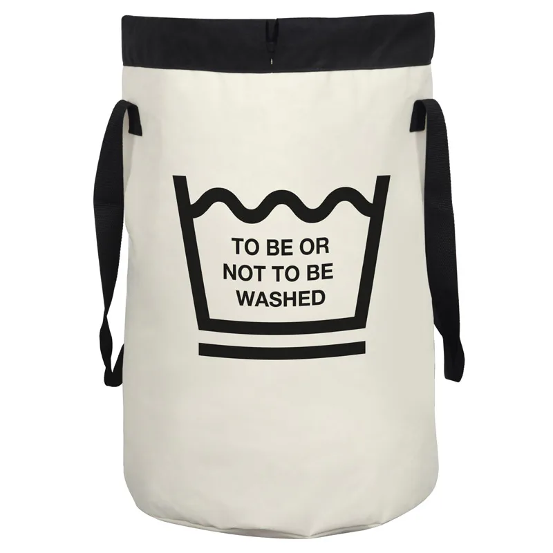 Tvättkorg Spirella Funwash-To Be Off-White