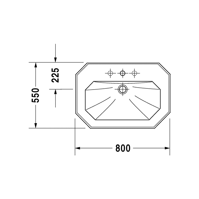 Tvättställ Duravit 1930 0438