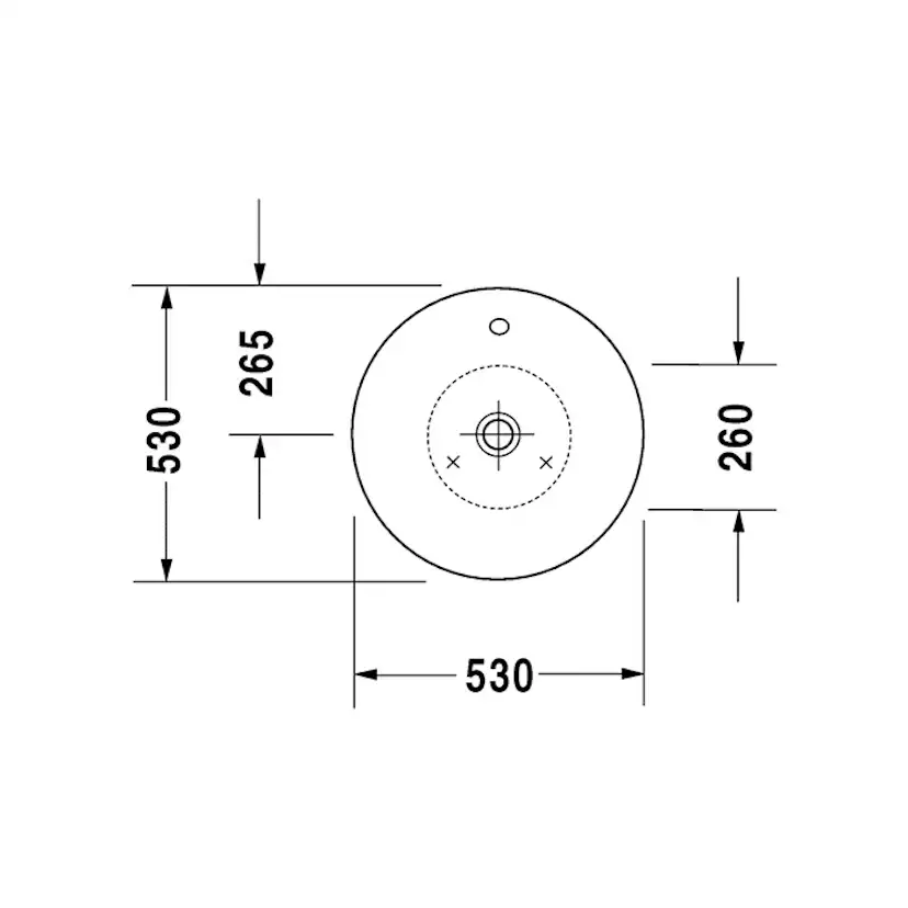 Tvättställ Duravit Starck 1