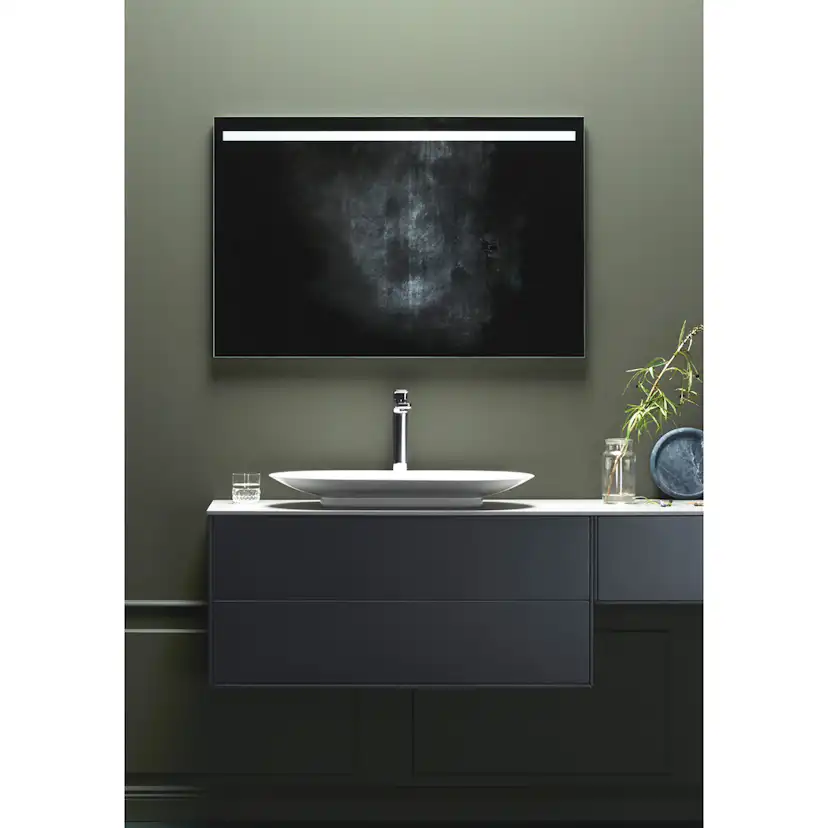 Tvättställ Hafa Edge Oval Glaserat Stål