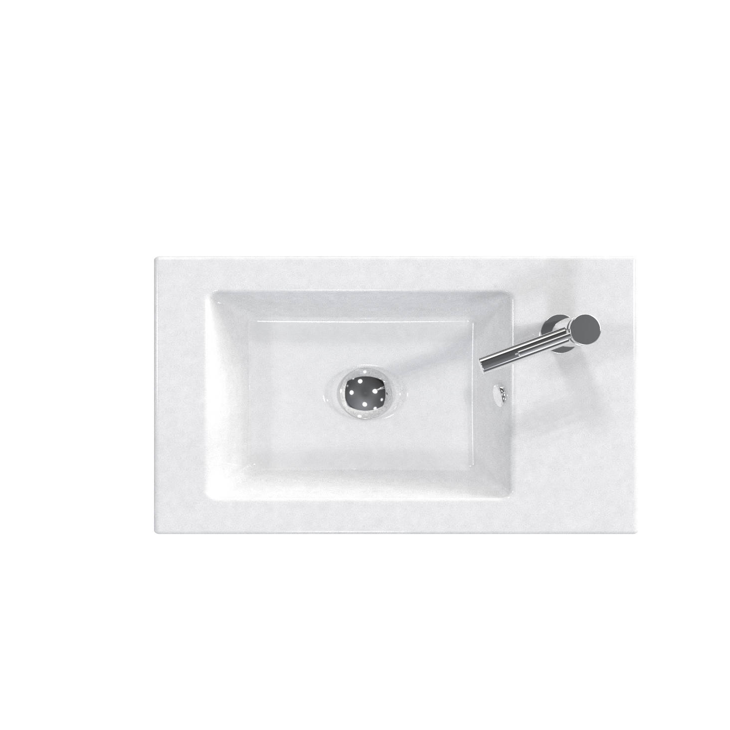 Tvättställ Miller Badrum 166W1 60