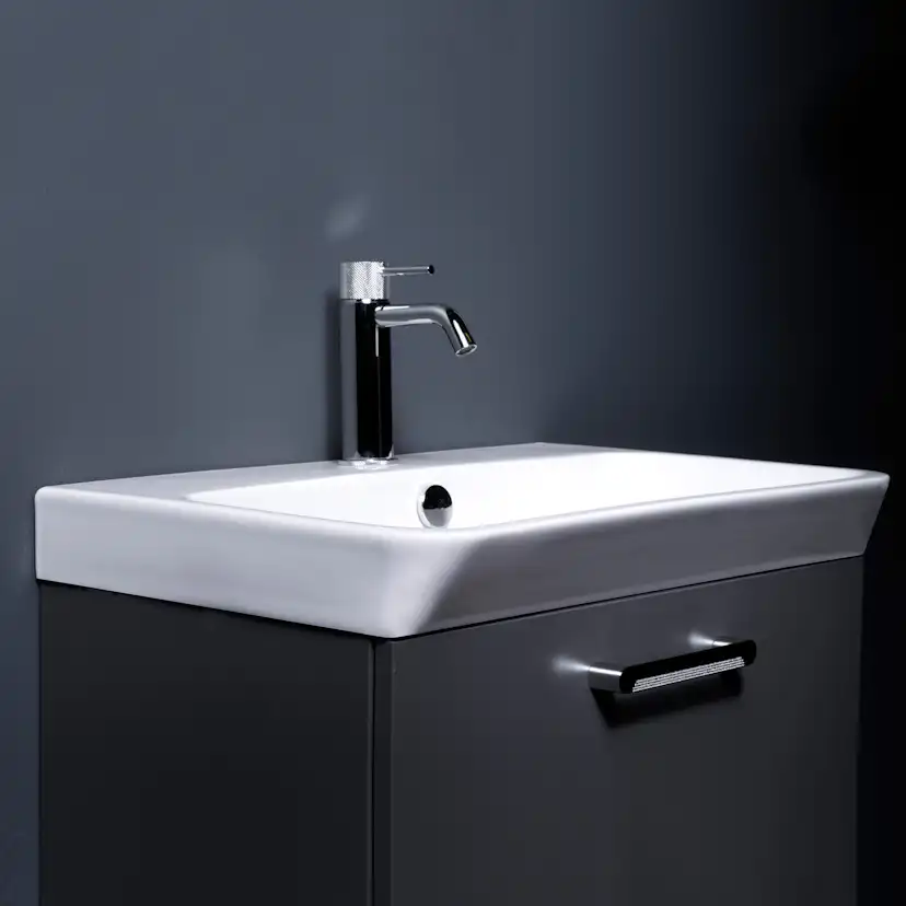 Tvättställsskåp Macro Design Crown Ramlucka Light 70