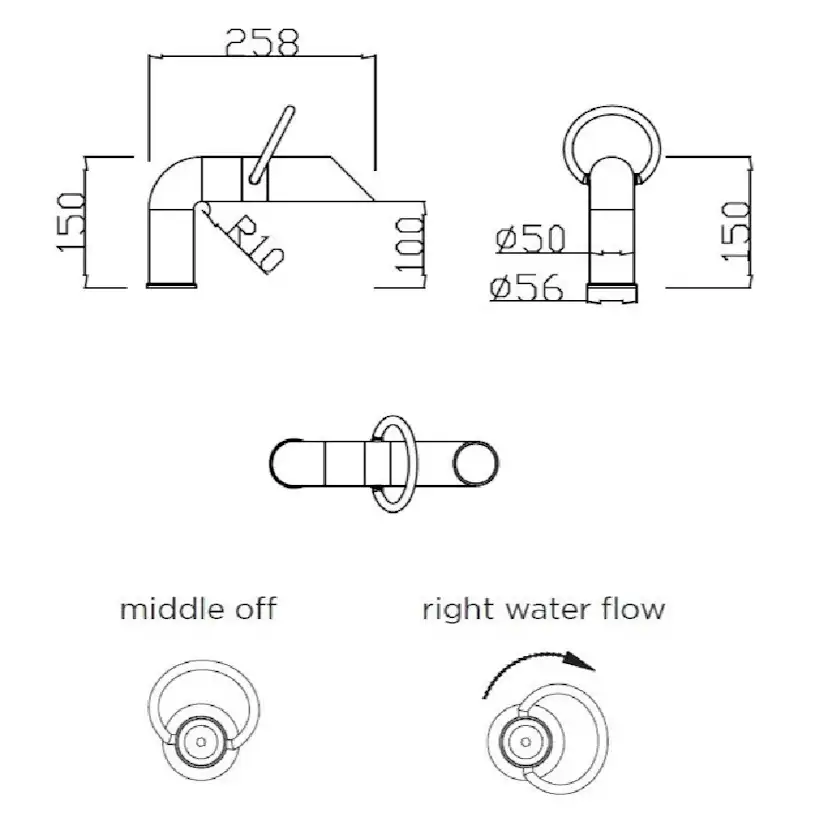 Tvättställsblandare JEE-O Pure Low