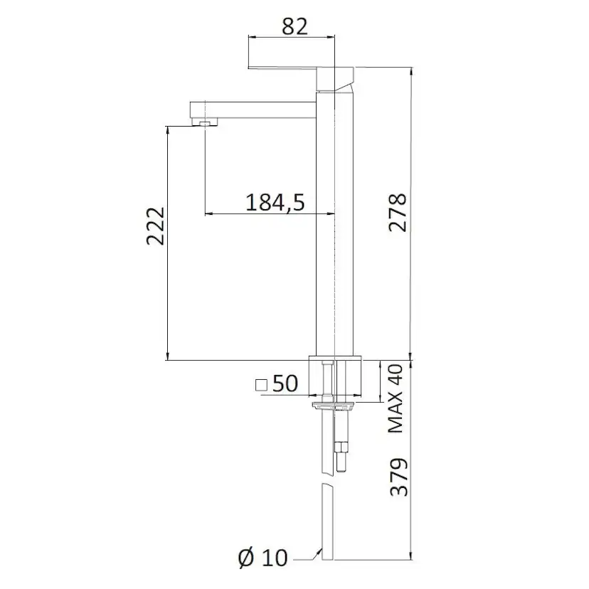 Tvättställsblandare Mariani Polar PA398