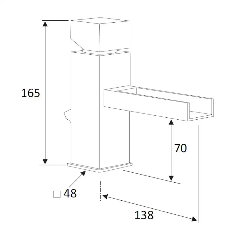 Tvättställsblandare Mariani River RI393