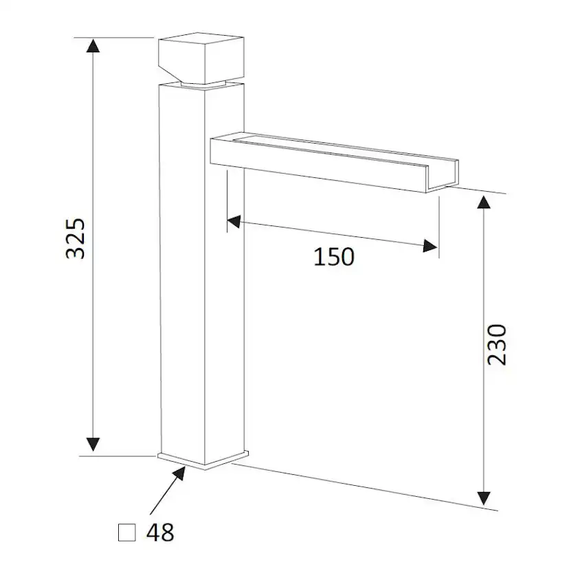 Tvättställsblandare Mariani River RI397