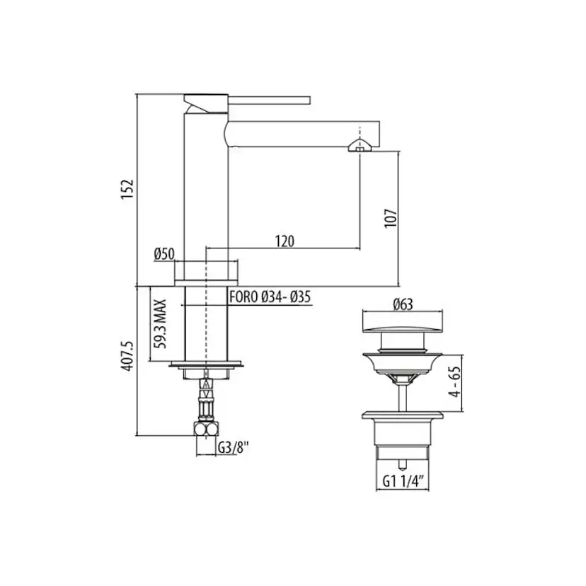 Tvättställsblandare Miller Badrum 1940