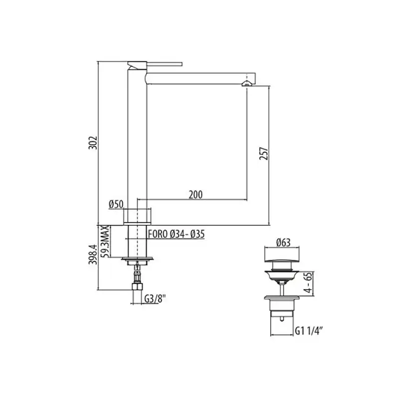 Tvättställsblandare Miller Badrum 1941