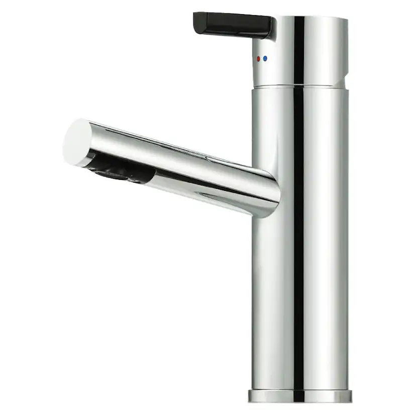 Tvättställsblandare Mora Rexx B5 Krom/Svart