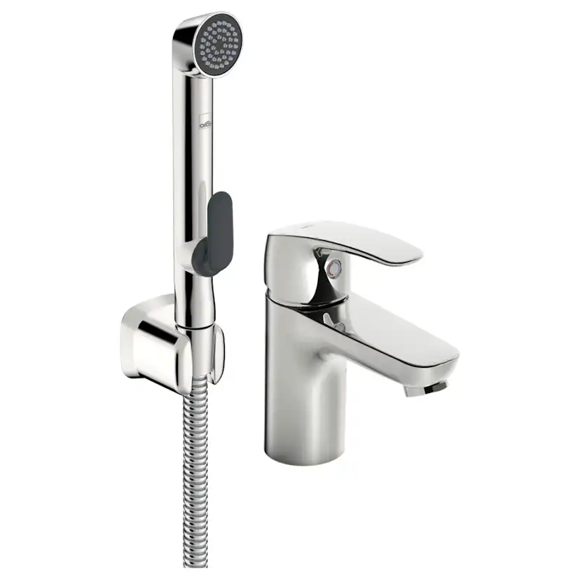 Tvättställsblandare Oras Safira med Bidetta Handdusch