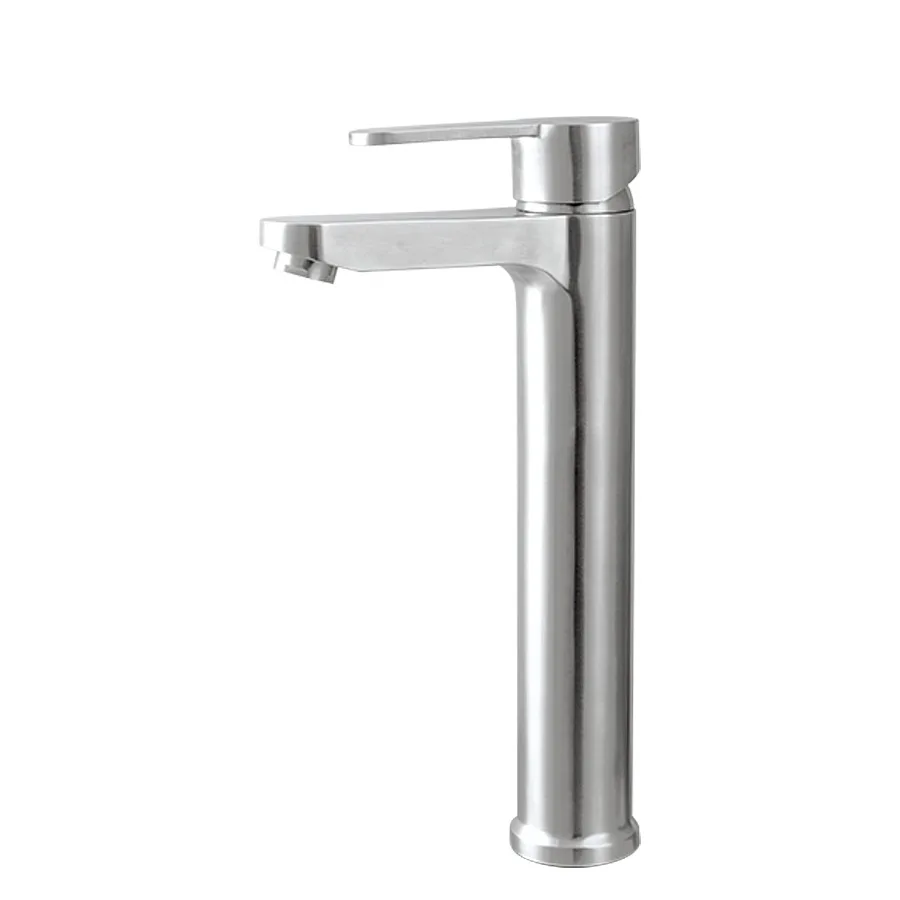 Tvättställsblandare Scandtap Steel A Round High