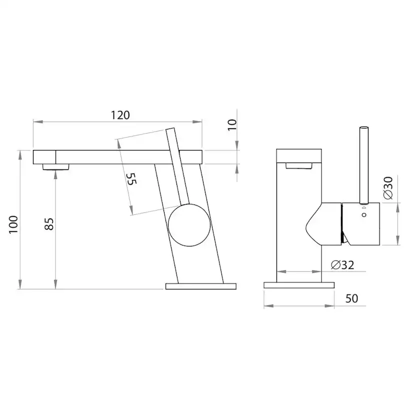Tvättställsblandare Strand Stainless Stockholm STO-2001