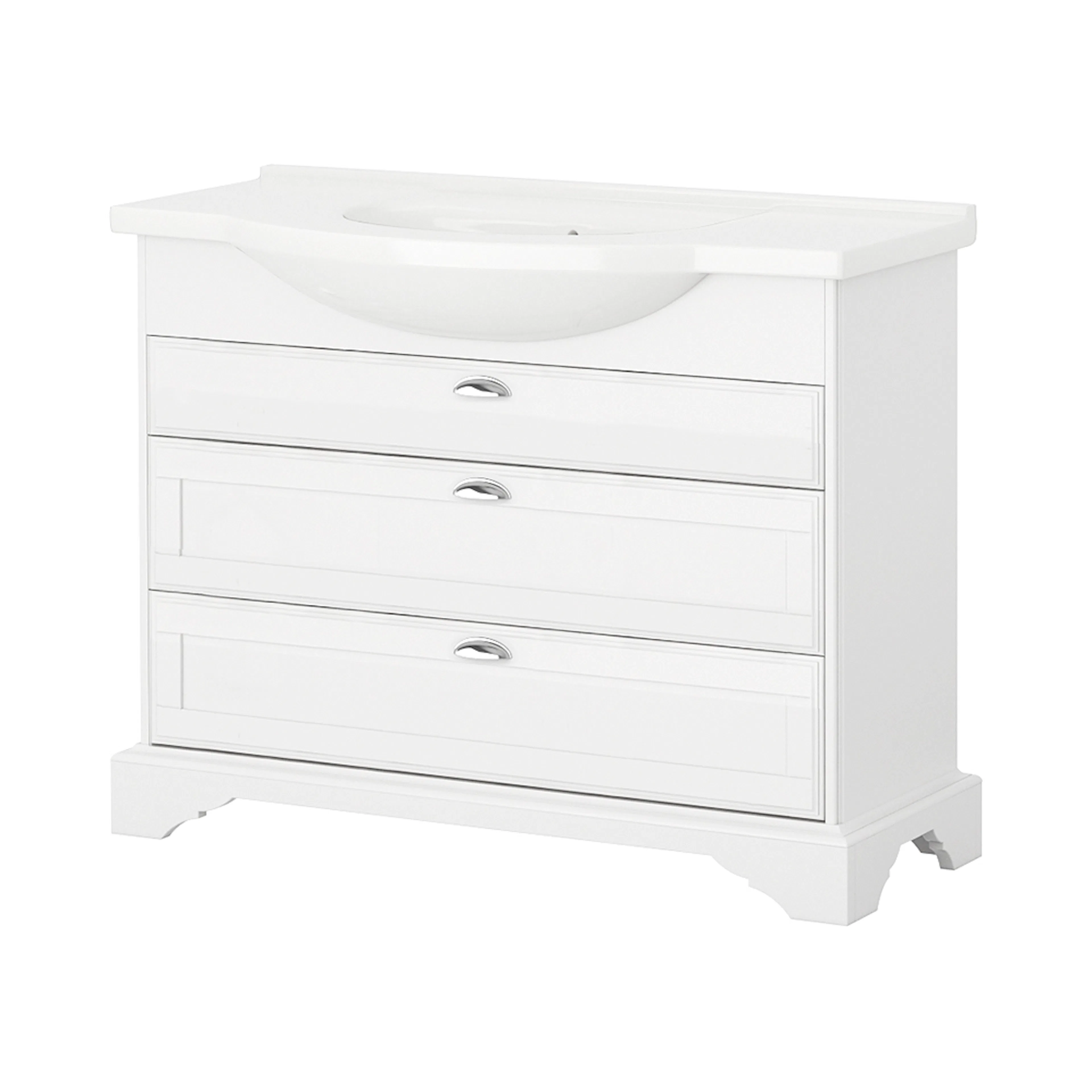 Tvättställskåp DuoBad Sekel 104