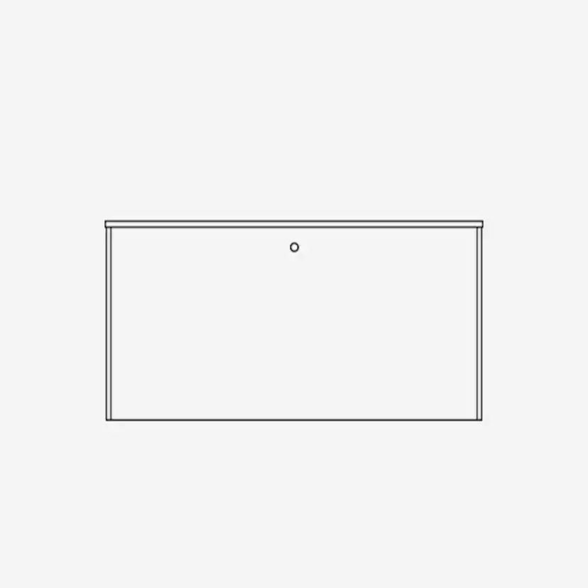 Tvättställsskåp Ballingslöv KH100 Lessmore med 1 Låda