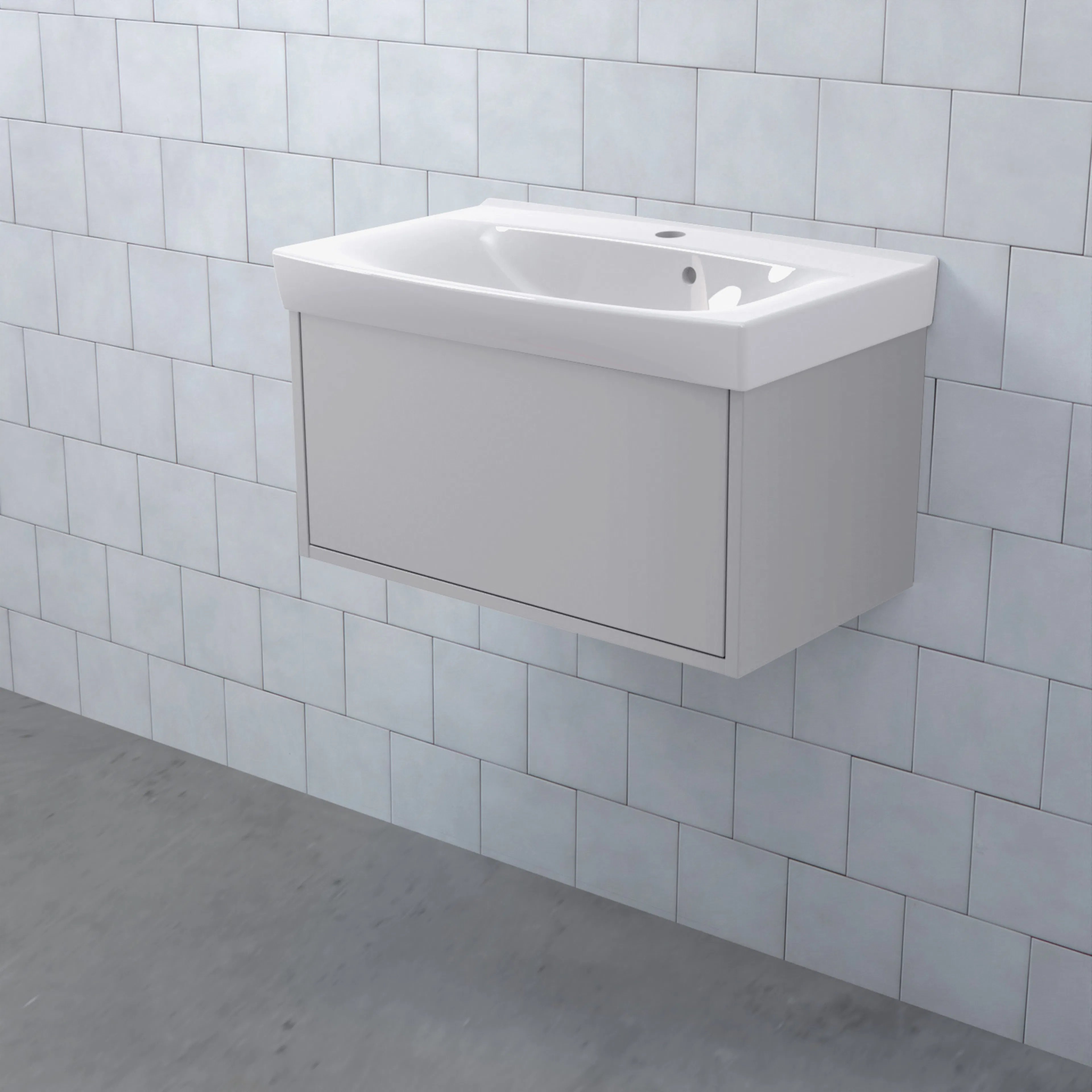 Tvättställsskåp Björbo Badrum Mejda Kompakt Låg