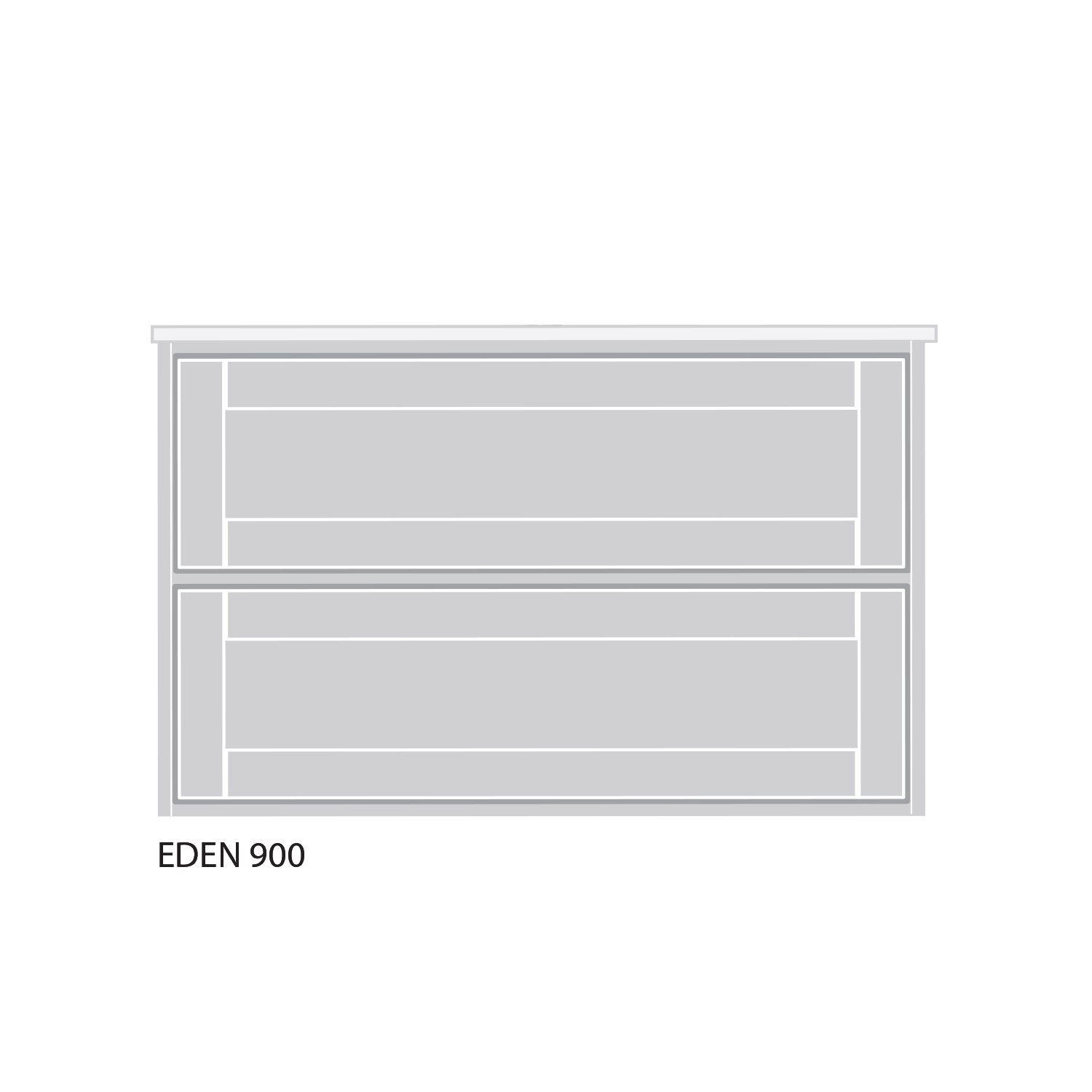 Tvättställsskåp Hafa Eden för Fristående Tvättställ