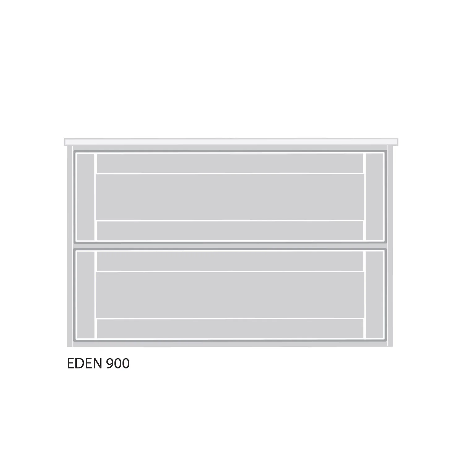 Tvättställsskåp Hafa Eden för Fristående Tvättställ