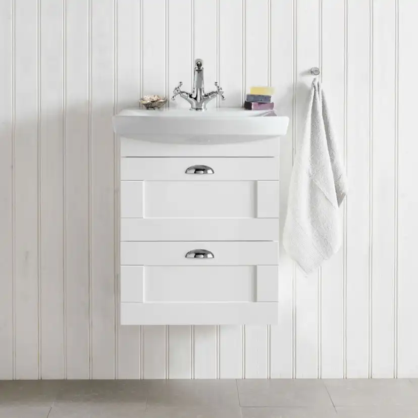 Tvättställsskåp Hafa Life Vit