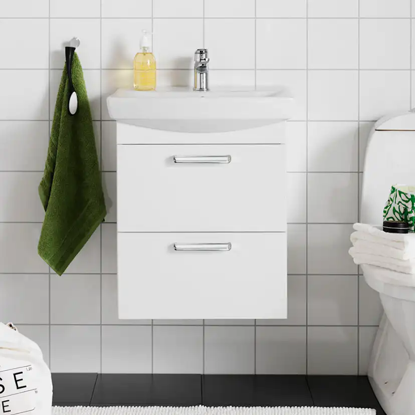 Tvättställsskåp Hafa Life Vit