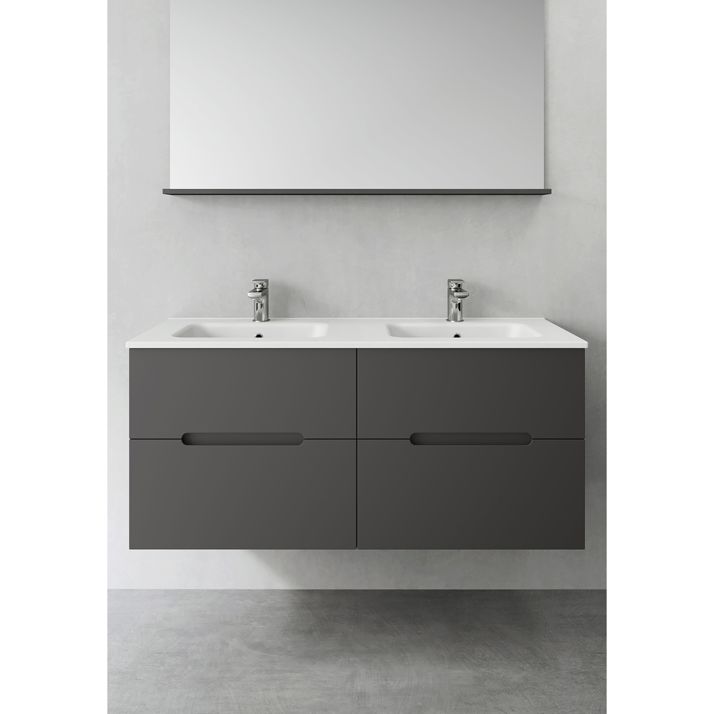 Tvättställsskåp Hafa Sun 1200 Dubbel utan Tvättställ