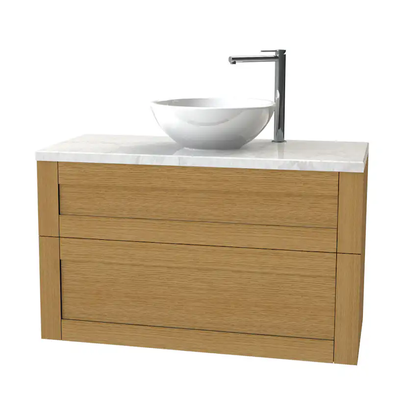 Tvättställsskåp Miller Badrum London 100 för Fristående Tvättställ