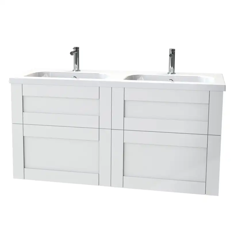 Tvättställsskåp Miller Badrum London 120 för Heltäckande Tvättställ