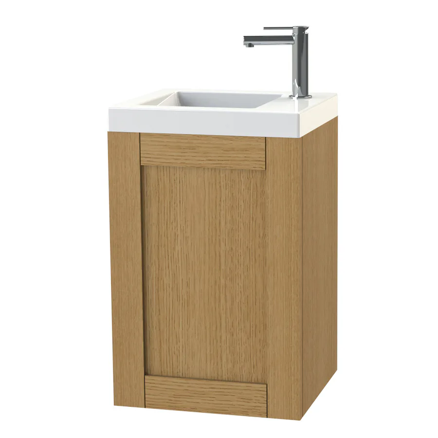 Tvättställsskåp Miller Badrum London 40 för Heltäckande Tvättställ