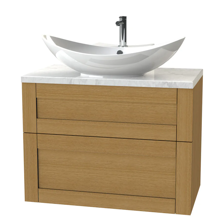 Tvättställsskåp Miller Badrum London 80 för Fristående Tvättställ