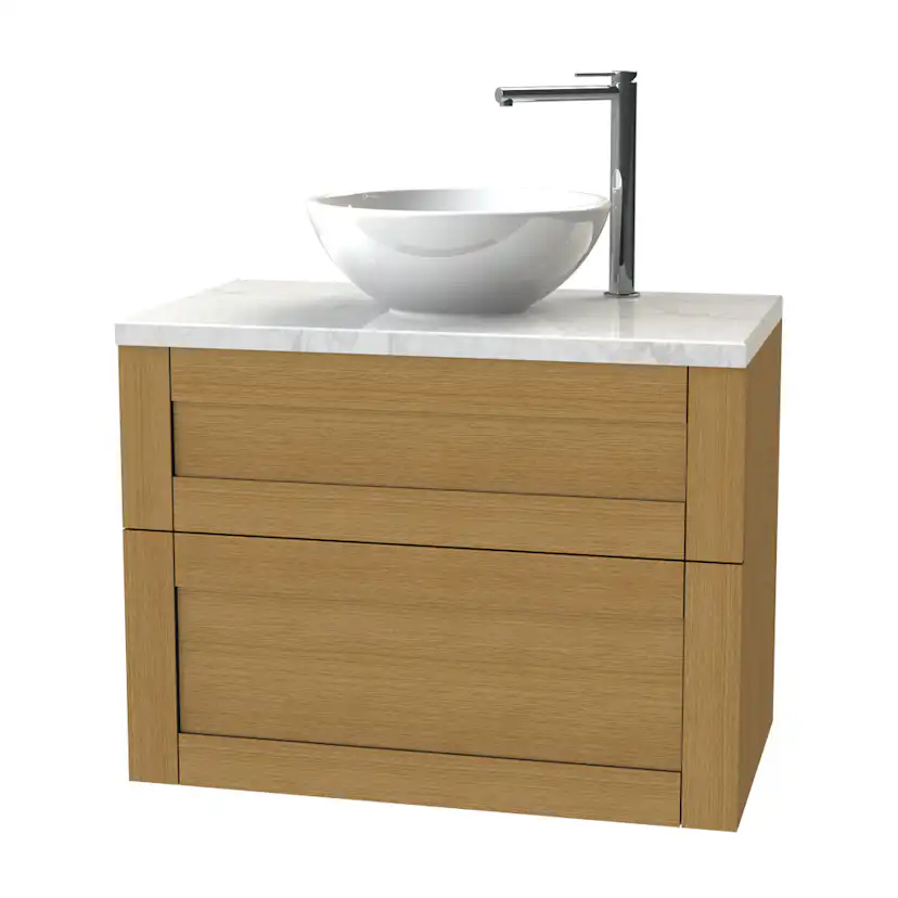 Tvättställsskåp Miller Badrum London 80 för Fristående Tvättställ