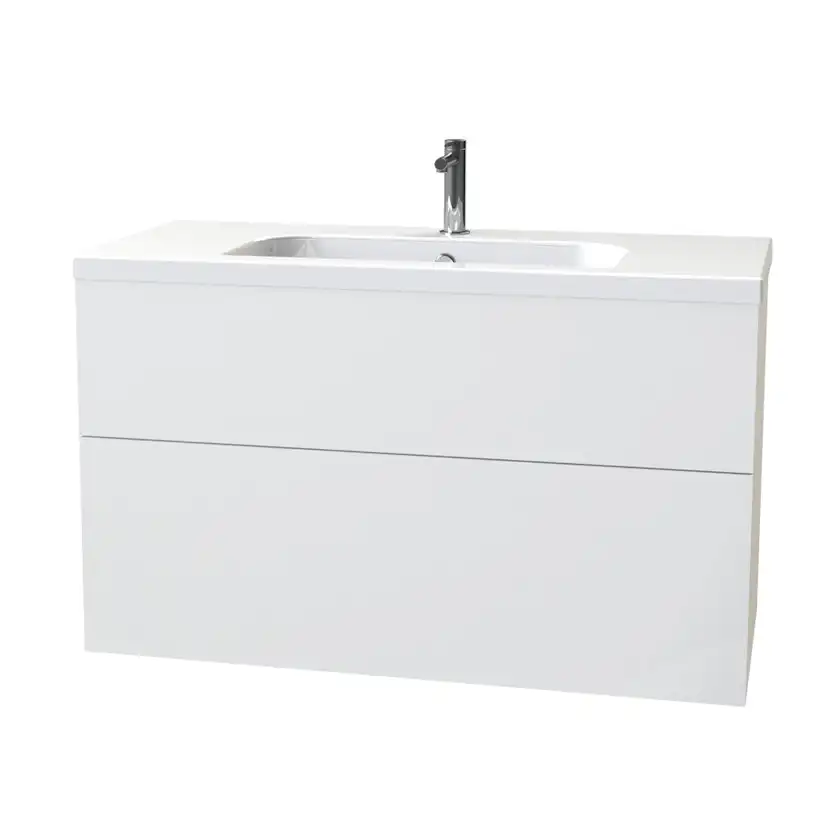 Tvättställsskåp Miller Badrum New York 100 för Heltäckande Tvättställ