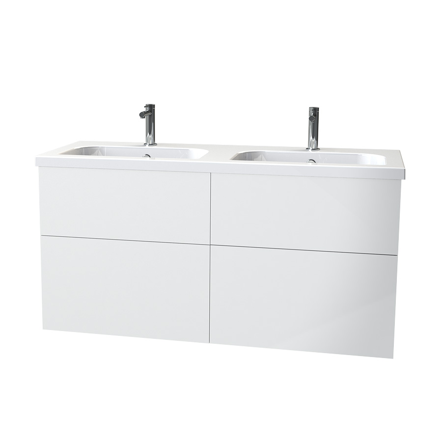 Tvättställsskåp Miller Badrum New York 120 för Heltäckande Tvättställ