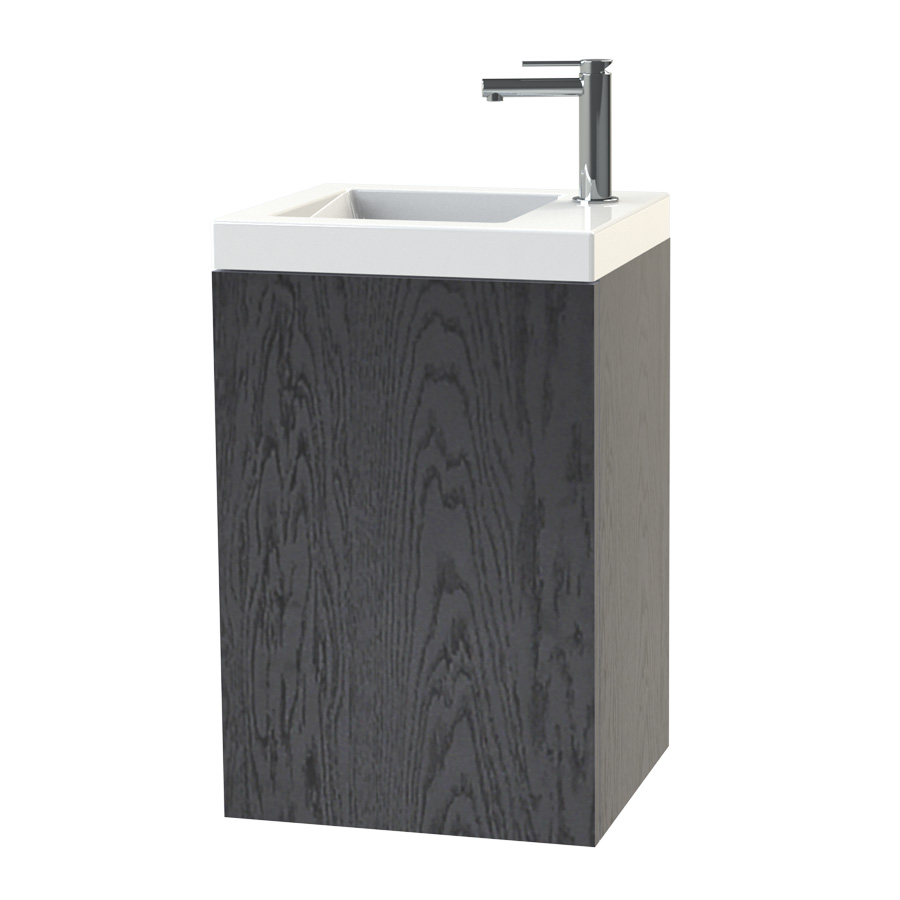 Tvättställsskåp Miller Badrum New York 40 för Heltäckande Tvättställ