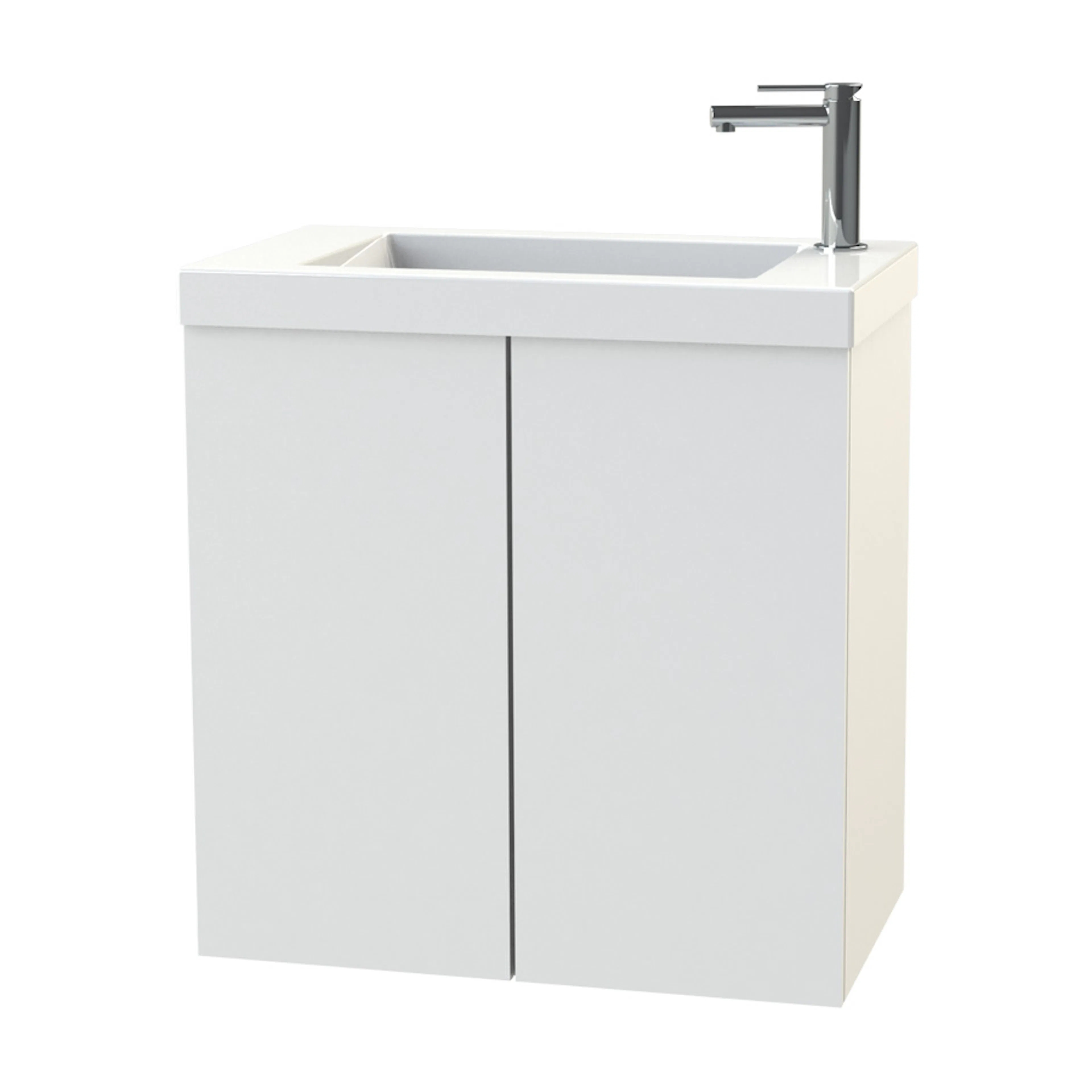 Tvättställsskåp Miller Badrum New York 60 Luckor för Heltäckande Tvättställ