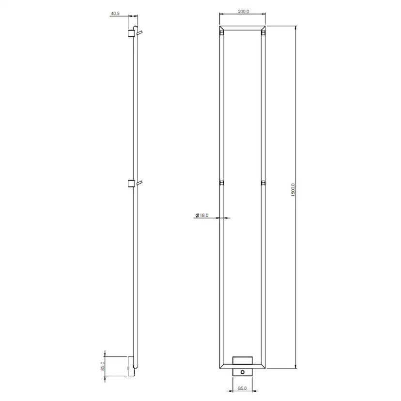 Handdukstork Tapwell TW1500-200