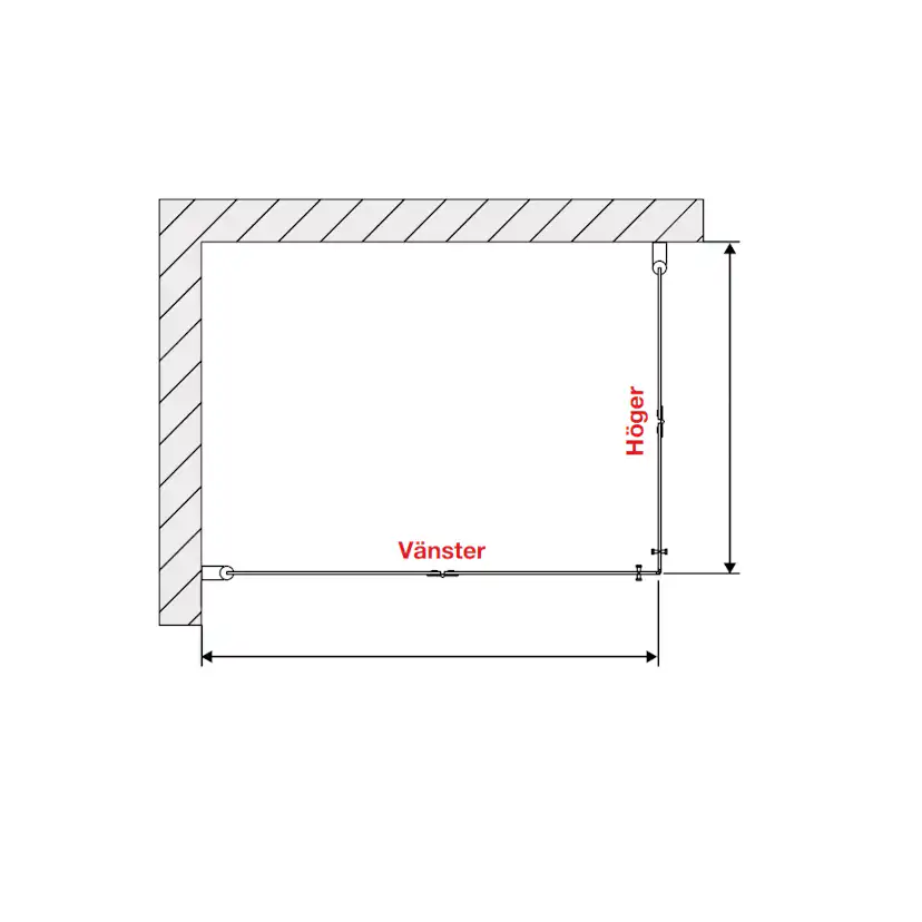 Duschhörn Arrow Twice Corner
