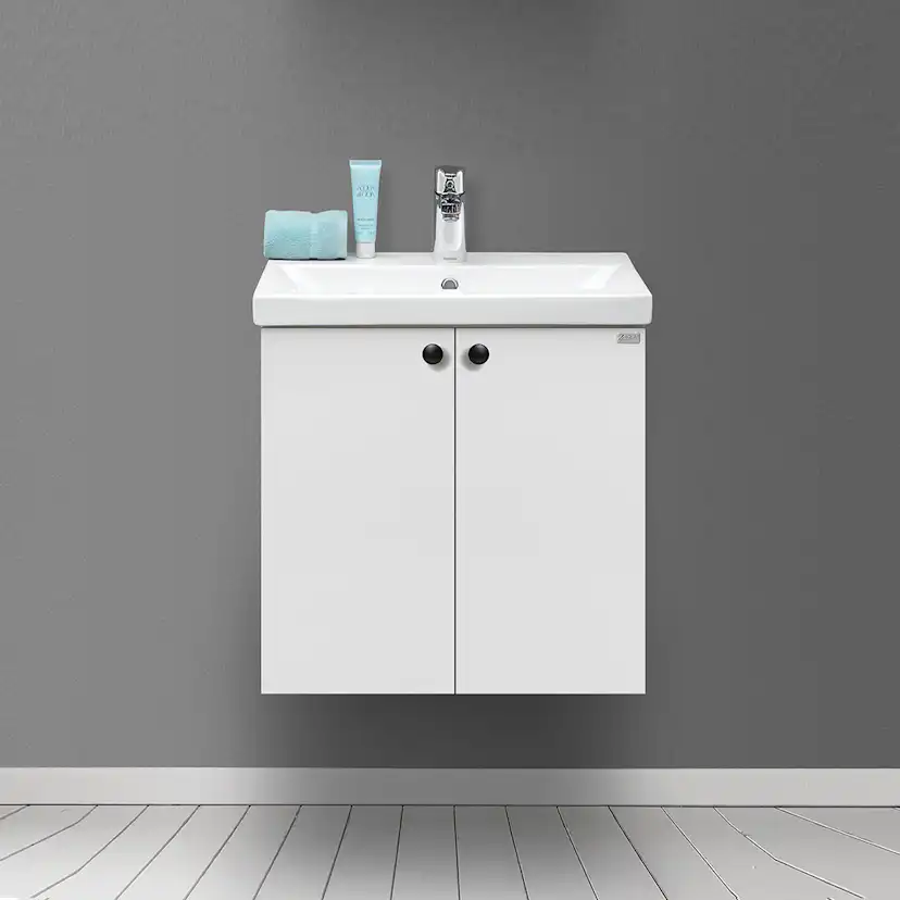 Tvättställsskåp 4AQUA Minimal Med 2 Luckor