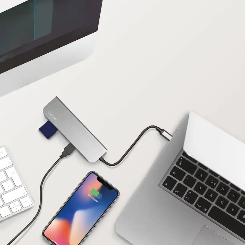 Adapter LogiLink USB-C Multi-Hub HDMI/PD/DeX