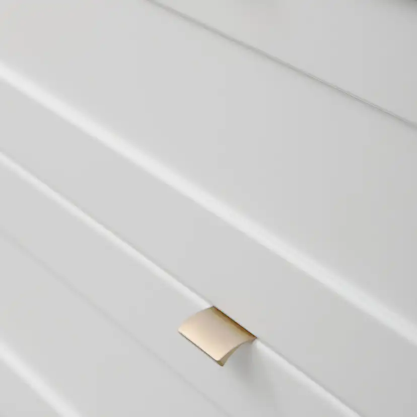 Tvättställsskåp 4AQUA Slim H Med 4 Lådor & Ramlucka