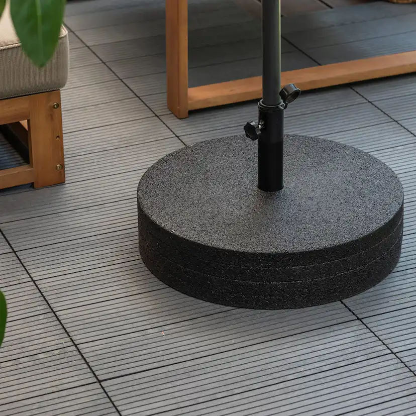 Parasollfot Recal Gummi