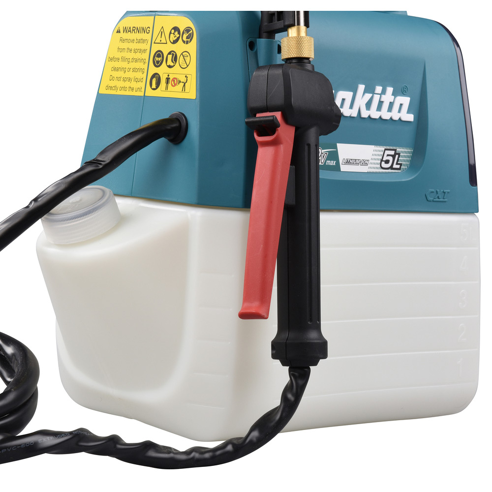Tryckspruta Makita US053DZ 12V 5 L utan Batteri och Laddare