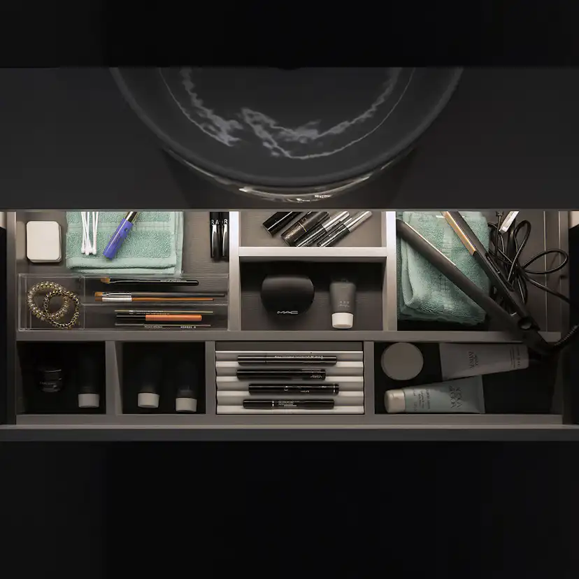 Tvättställsskåp 4AQUA 5-an Med 4 Lådor