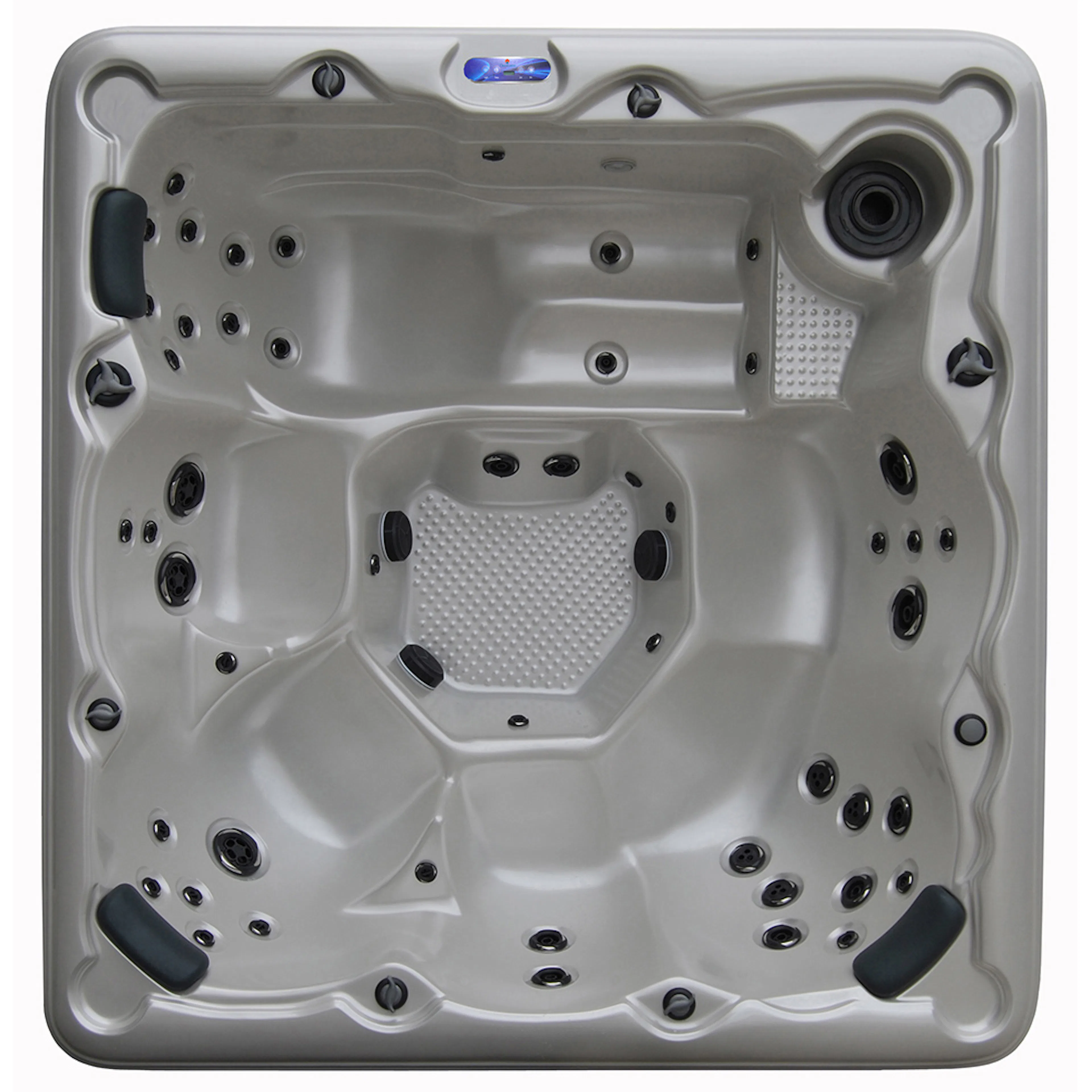 Utespa DenForm 61 Quartz White 49 Jets Spabad för 6 Personer