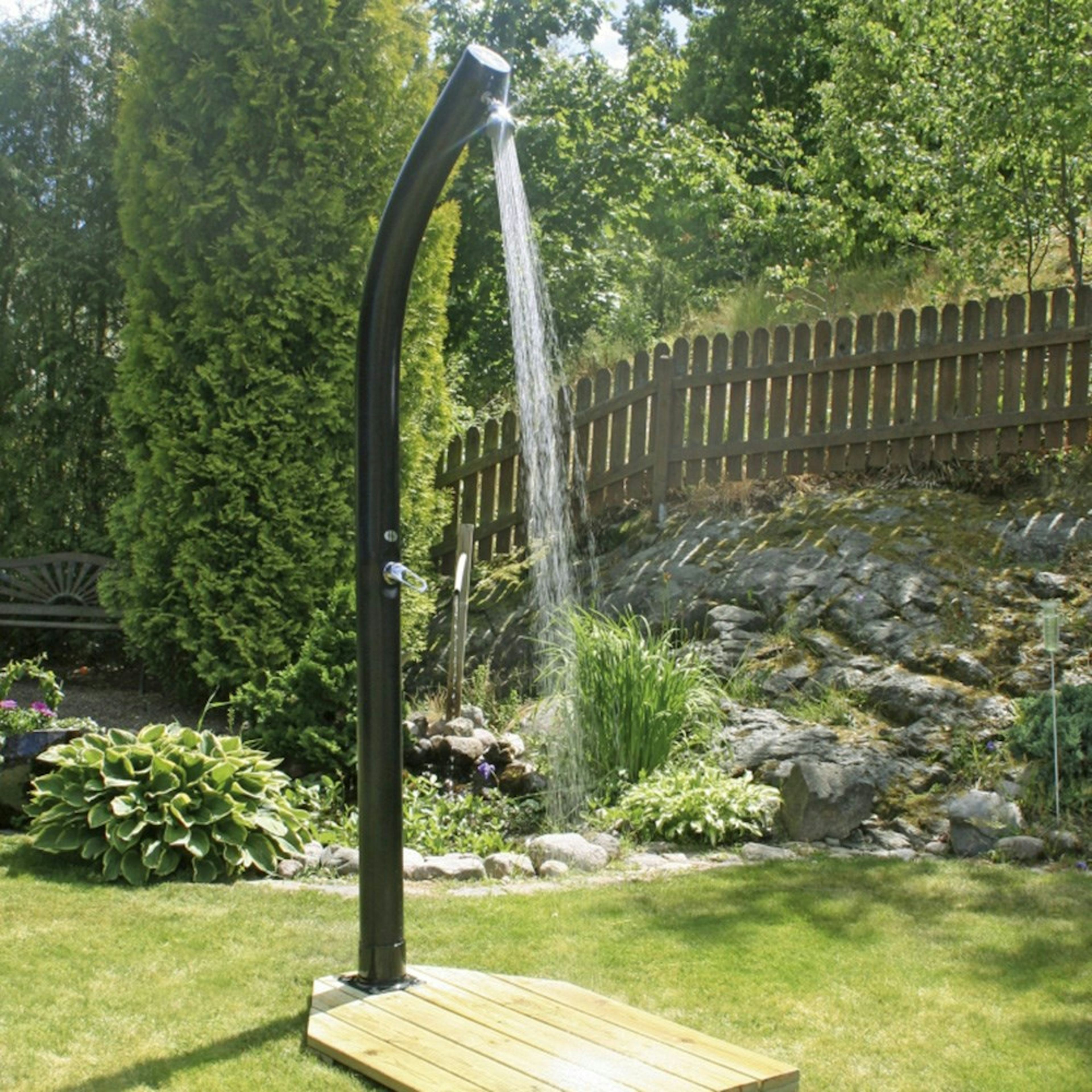 Utedusch Demerx Sunny 20 Soluppvärmd Trädgårdsdusch med Takdusch